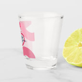 エレガントデザイン文字ママハート  ショットグラス (右)