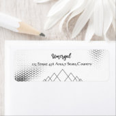 エレガントデザイン澄ん文字 ラベル (インサイチュ)