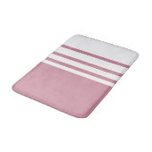 エレガントデザイン、パタモダンーン、垂直ストライプ バスマット (アングル)