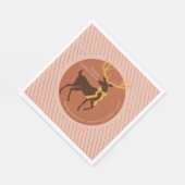 エレガントトナパーソナライズされたリパーティー スタンダードランチョンナプキン (角)