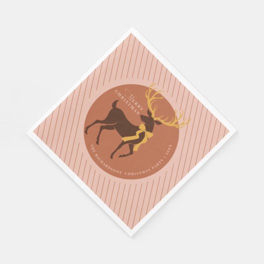 エレガントトナパーソナライズされたリパーティー スタンダードランチョンナプキン (角)