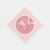 エレガントトナパーソナライズされたリパーティー スタンダードランチョンナプキン (角)