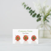 エレガントトマトフォトヘルスオーガニックファーム 名刺 (スタンド正面)