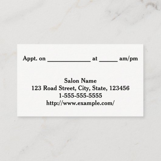 エレガントトリプル・ライン・ビジネスでクリーン縁ど化 名刺 (裏面)