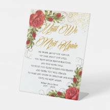 エレガントトルコ赤薔薇の葬儀詩