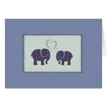 エレガントトレンディーかわいいゾウ