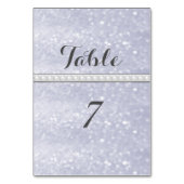 エレガントトレンディーの輝くロマンチックな結婚真珠 テーブルナンバー (裏面)