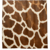 エレガントトレンディーカウレザーフェイクコレクション シャワーカーテン (正面)