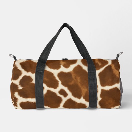 エレガントトレンディーカウレザーフェイクコレクション ダッフルバッグ (正面)