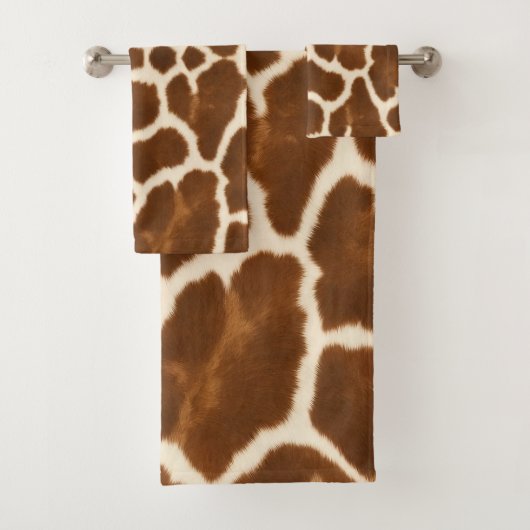 エレガントトレンディーカウレザーフェイクコレクション バスタオルセット (インサイチュ)