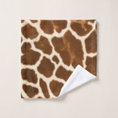 エレガントトレンディーカウレザーフェイクコレクション バスタオルセット (ウォッシュタオル)