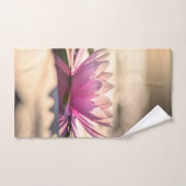 エレガントトレンディーガーリー、ロータス、湖 バスタオルセット (ハンドタオル)