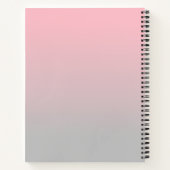 エレガントトレンディーバラ金ゴールド ノートブック (裏面)