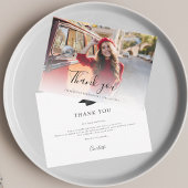 エレガントトレンディーフォトスクリプト卒業2025 ノートカード