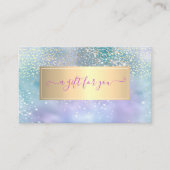 エレガントトレンディーフレームダイヤモンドホログラフィック 割引カード (正面)