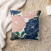 エレガントトレンディーフローラ装飾用クッション クッション (ブランケット)