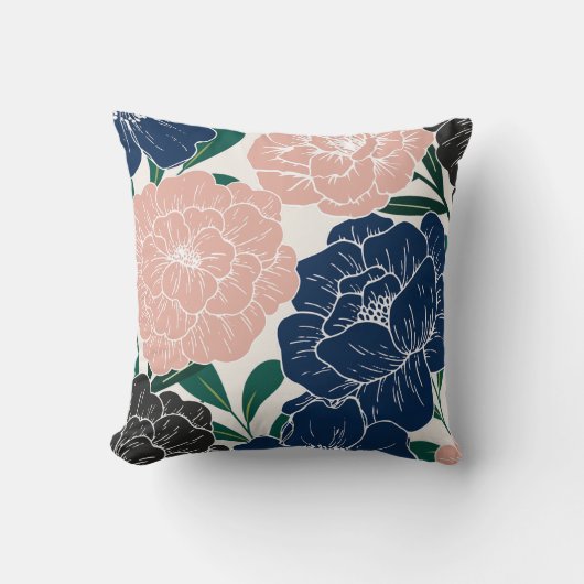 エレガントトレンディーフローラ装飾用クッション クッション (正面)