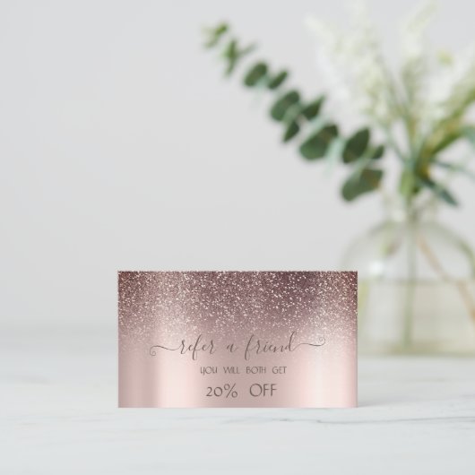 エレガントトレンディープロフェッショナルバラ金ゴールドグリッター 紹介カード (スタンド正面)