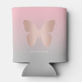 エレガントトレンディーモダンバラ金ゴールド 缶クーラー (裏面)