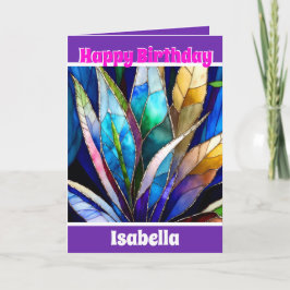 エレガントトレンディーユニークフローラ カード