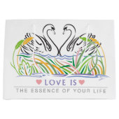 エレガントトレンディー大抱き枕 ラージペーパーバッグ (正面)