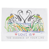 エレガントトレンディー大抱き枕 ラージペーパーバッグ (裏面)