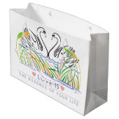 エレガントトレンディー大抱き枕 ラージペーパーバッグ (裏面アングル)