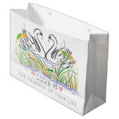 エレガントトレンディー大抱き枕 ラージペーパーバッグ (正面アングル)