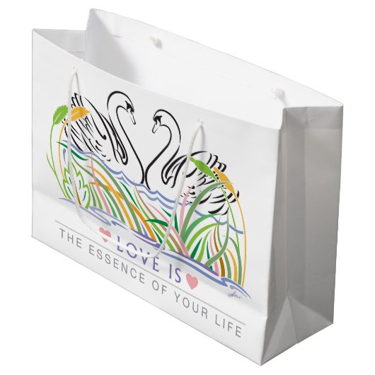 エレガントトレンディー大抱き枕 ラージペーパーバッグ (正面アングル)