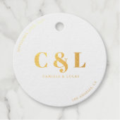 エレガントトレンディー結婚の フェイバータグ (正面)