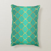 エレガントトレンディー金ゴールドフェイクグリッター箔 アクセントクッション (裏面(縦))