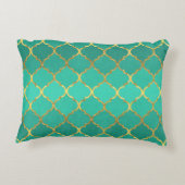 エレガントトレンディー金ゴールドフェイクグリッター箔 アクセントクッション (裏面)