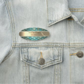 エレガントトレンディー、真珠、金ゴールドシザー 名札 (インサイチュ)