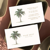 エレガントトロピカルパームツリーバケーションビーチレンタル 名刺