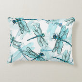 エレガントトンボ：水疑問に思色 アクセントクッション (裏面)