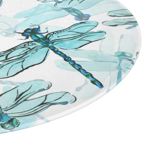 エレガントトンボ:水疑問に思色 カッティングボード (角)