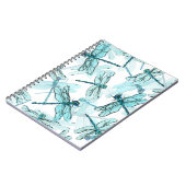 エレガントトンボ:水疑問に思色 ノートブック (左側)