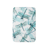 エレガントトンボ:水疑問に思色 バスマット (正面縦)