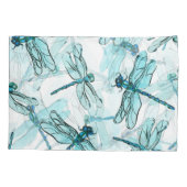 エレガントトンボ:水疑問に思色 枕カバー (裏面)