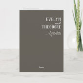 エレガントニュートラル・ライン・ア結婚ート プログラム (裏面)