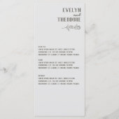 エレガントニュートラル・ライン・ア結婚ート メニュー (正面)