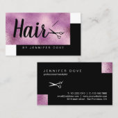 エレガントニワスタイリッシュトハサミ 名刺 (正面/裏面)