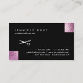 エレガントニワスタイリッシュトハサミ 名刺 (裏面)