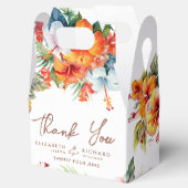 エレガントハイビスカスフラワートロピカル結婚フローラ フェイバーボックス (オープン)