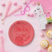 エレガントハイビスカス結婚ズ ペーパープレート (パーティー)