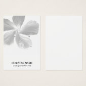 エレガントハイビスカス花輪ホルダー (正面&裏面)