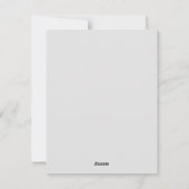 エレガントハッピーイースタークラシックデイホリデーカード シーズンカード (裏面)