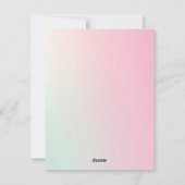 エレガントハッピーイースター日 シーズンカード (裏面)