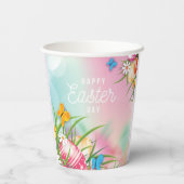 エレガントハッピーイースター日 紙コップ (裏面)