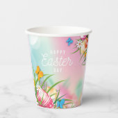 エレガントハッピーイースター日 紙コップ (正面)
